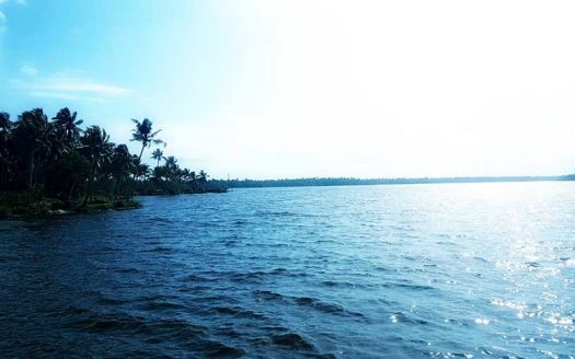 2.15 acre lake frontage land for sale near Technocity, Mangalapuram