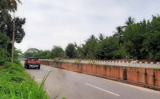 60 cent NH front Commercial land for sale in between Thiruvallam to Vazhamuttom